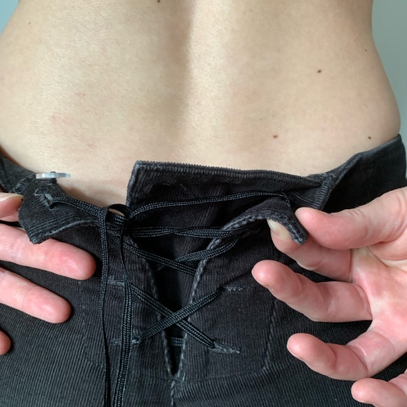 NWOT Vintage Tommy Hilfiger corduroy pants Black, Size 5 - Picture 9 of 16